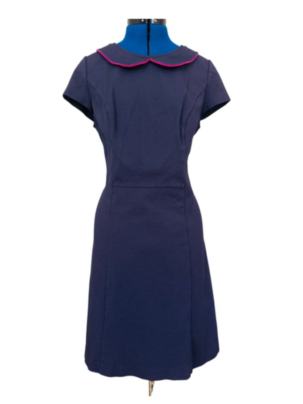 Boden Navy Cap Sleeve Dress